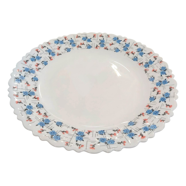 Set 6 Farfurii Adanci Opal Alb Model Clover 23cm CNN50166