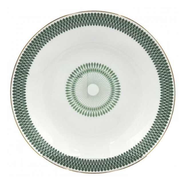 Set 6 Farfurii Adanci Opal Decor Verde Mirage 23cm GRM230 DNC64033