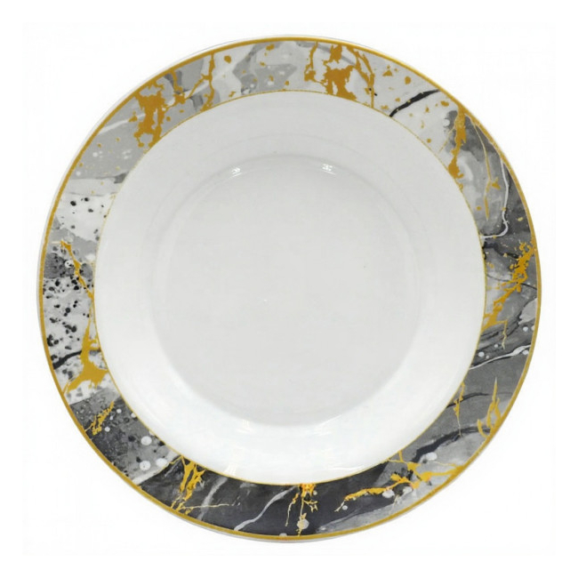 Set 6 Farfurii Adanci Opal Model Majestic Night 23.5cm DNC65438