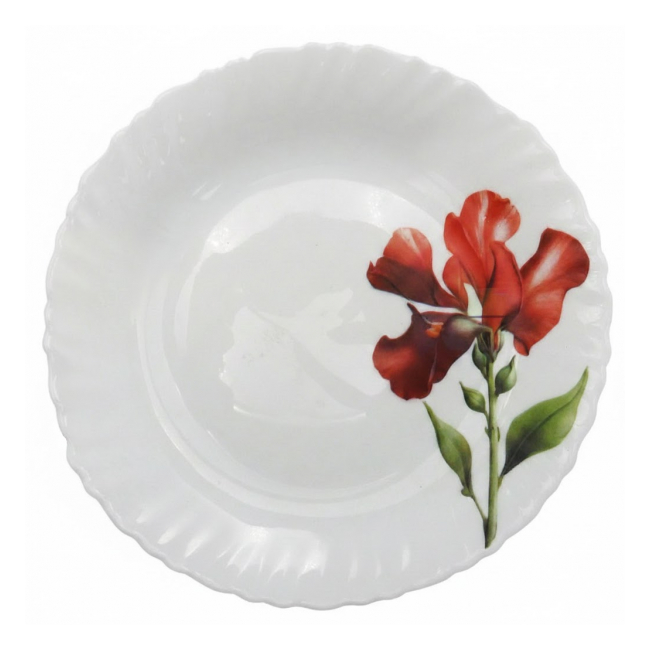 Set 6 Farfurii Adanci Opal Sabrina Red 23cm DNC67372