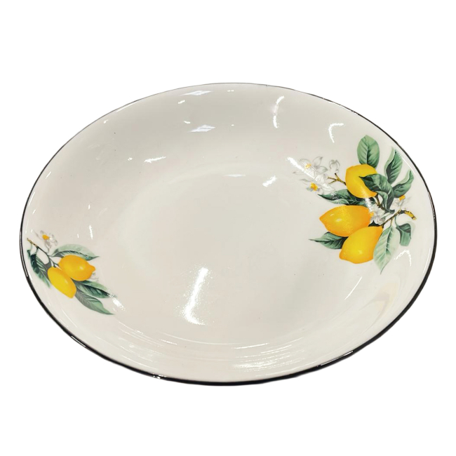 Set 6 Farfurii Adanci Rotunde Ceramica Decor Lamaie 15cm 115-7 NR.7 CNN52102