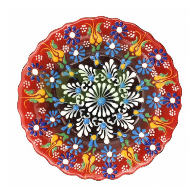 Set 6 Farfurii Ceramica Pictate Manual 18cm TK-20887 DNC67341