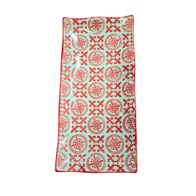 Set 6 Farfurii Ceramice Dreptunghiulare 23x11x2.5cm B4K12 Cok Aljibe CNN53141