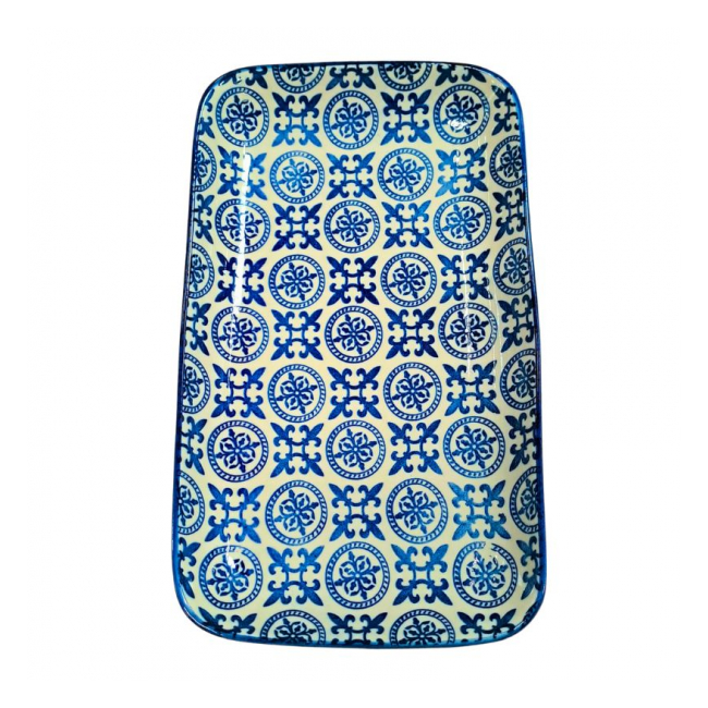 Set 6 Farfurii Ceramice Dreptunghiulare 26x15x3cm B4K9 Cok Zaguan CNN53138