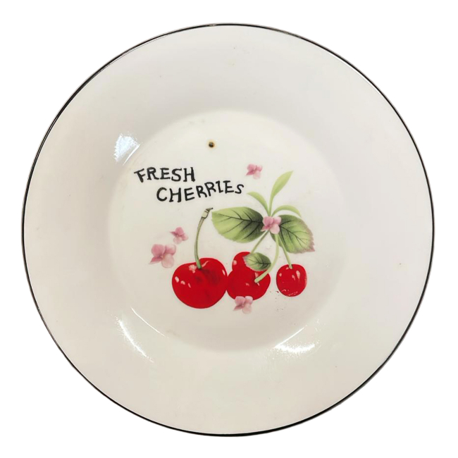 Set 6 Farfurii Desert Ceramica Decor Cirese 18cm 115-2 NR.7 CNN52363