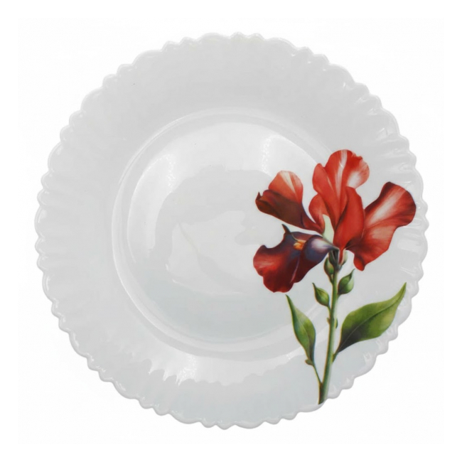 Set 6 Farfurii Desert Opal Sabrina Red 19cm DNC67371