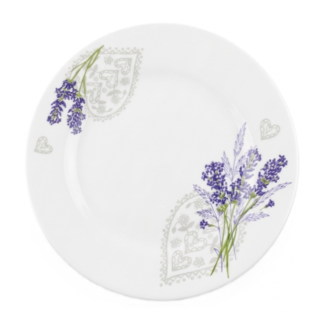 Set 6 Farfurii Intinse Opal Lavanda LRP100/4-3 25cm CNN54174