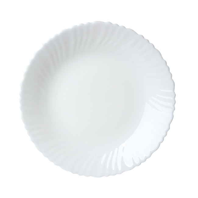 Set 6 Farfurii Intinse Desert Opal Alb 19cm Grunberg LHP190