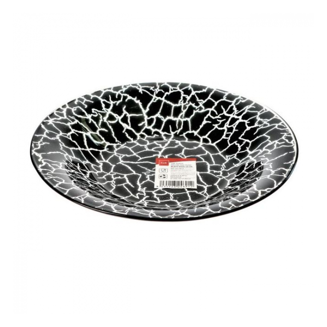 Set 6 Farfurii Sticla Desert 19cm Black Rock Cok 160-0074 CNN36520