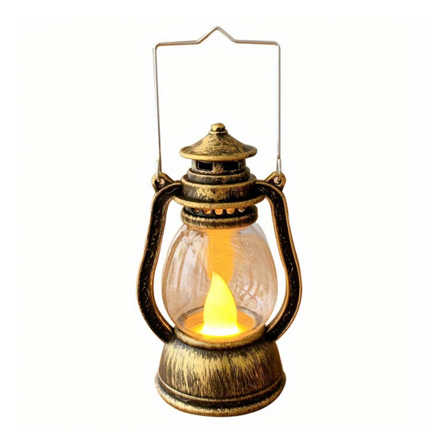Set 6 Mini Candele electrice retro tip felinar 6x12.5cm LED 147-12 CNN50559