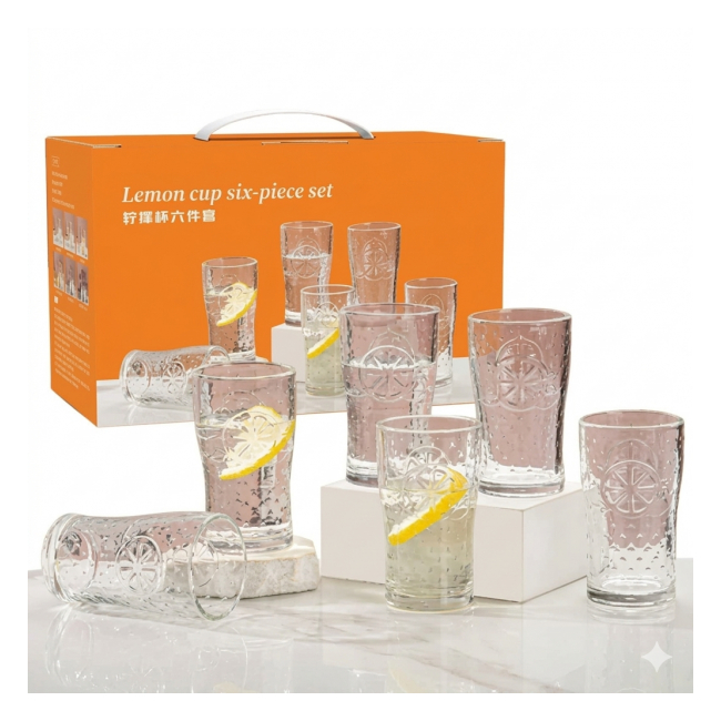 Set 6 Pahare Limonada Sticla 220ml Wei A16481 DNC68105