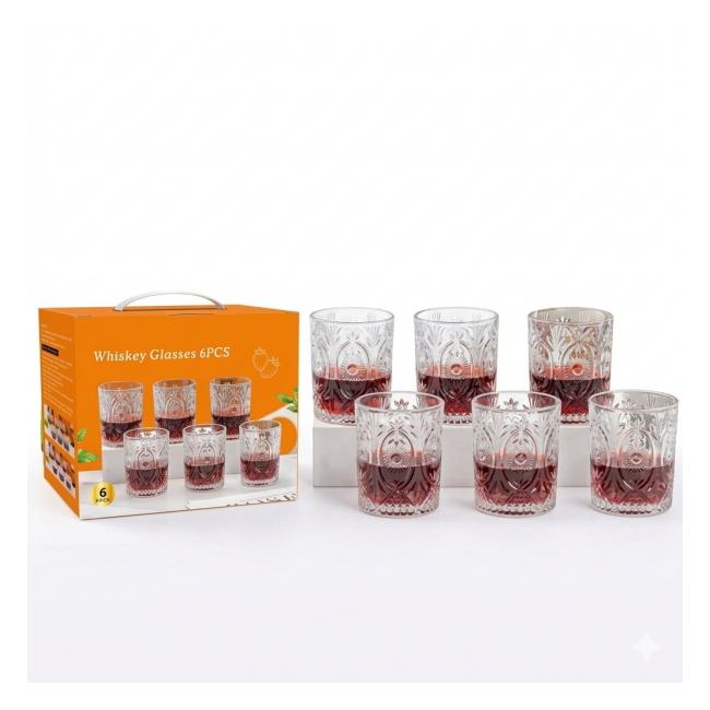 Set 6 Pahare Vin Sticla 270ml Wei A16480 DNC68110