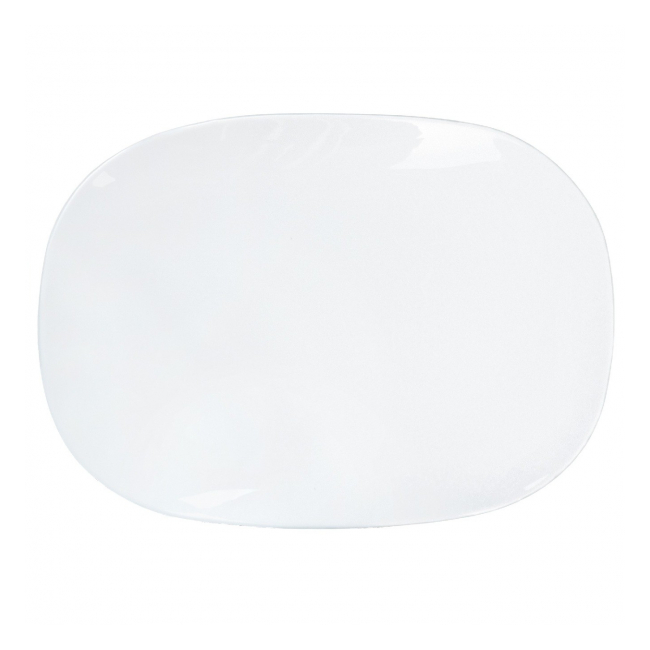 Set 6 Platouri Dreptunghiulare Opal Alb 30x22.5x1.5cm 6xOPYP300 JGR