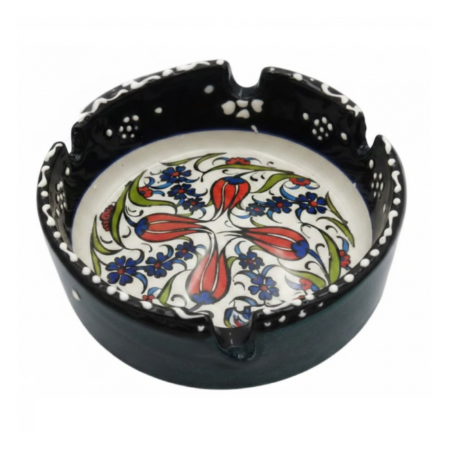 Set 6 Scrumiere Ceramica Pictate Manual 11cm TK-20865 DNC67333