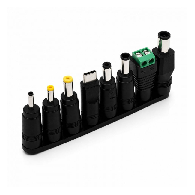 Set 8 Mufe Adaptoare Alimentare DC Universale Laptop + Adaptor USB-C 12C045 XXM