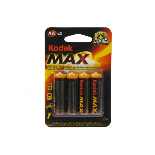 Set 80 Baterii Alcaline Kodak MAX, tip AA / LR6