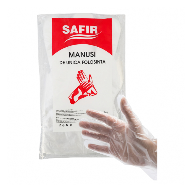 Set 90 Manusi de Unica Folosinta Marime Universala 260x290mm DNC21161