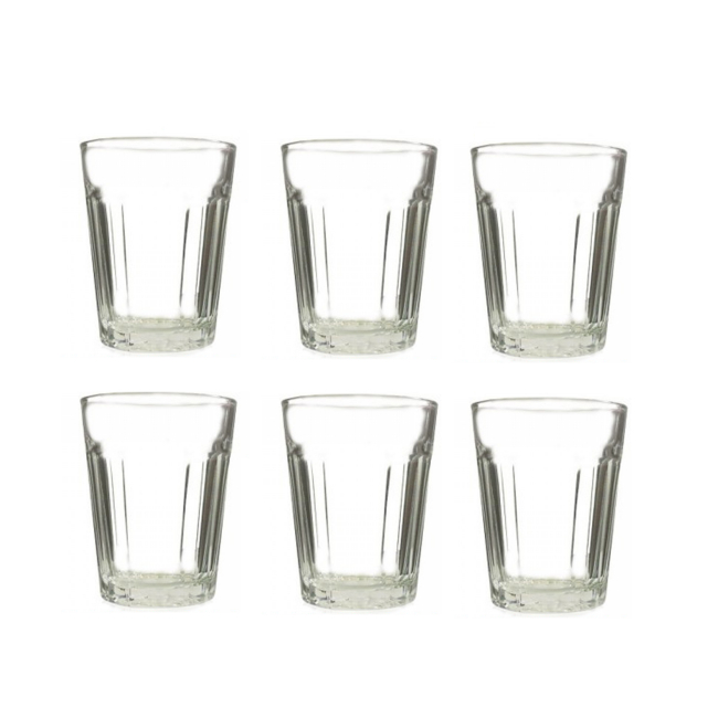 Set 96 Pahare din Sticla Clara pentru Shot-uri 45ml Madalina 56018 DNC