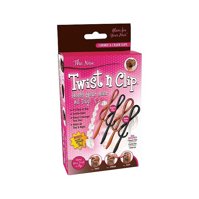 Set Accesorii Clame de Par Twist and Clip