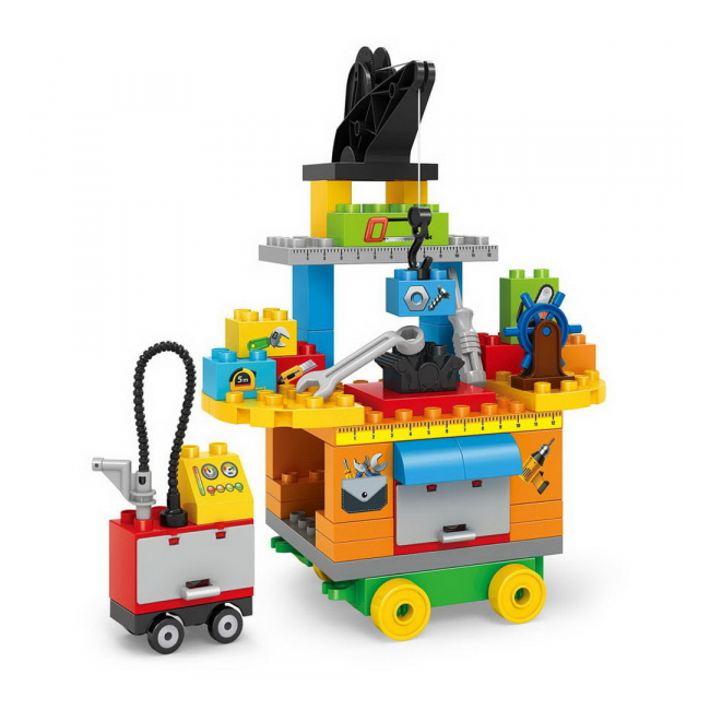 Set Constructii cu 61 de cuburi Bancul de lucru Instrumente Lego 5345 CWT