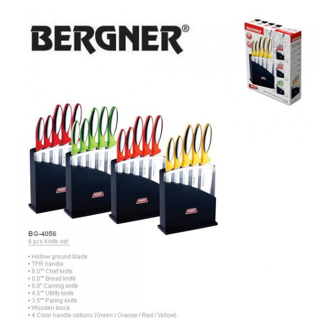 Set 6 Cutite Bergner BG4056