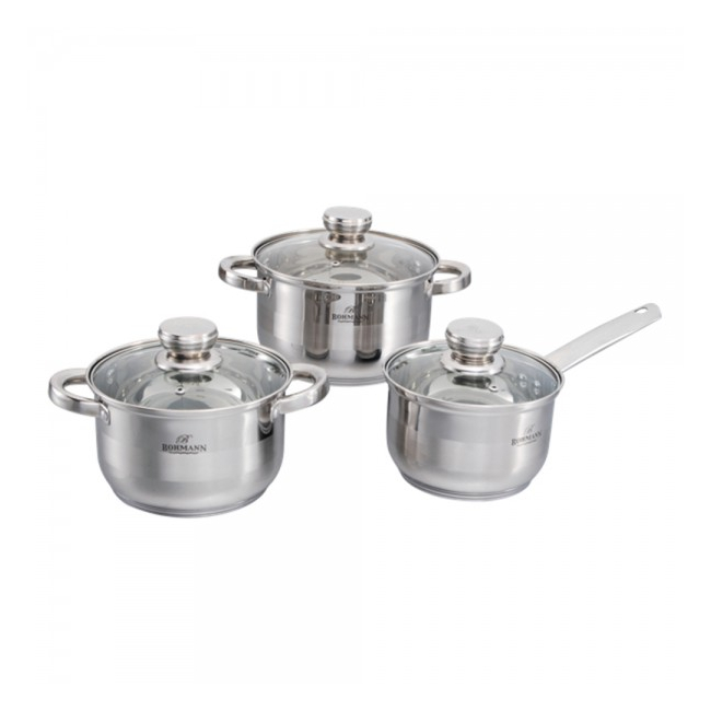 Set de vase inox Bohmann BH06175 6 piese