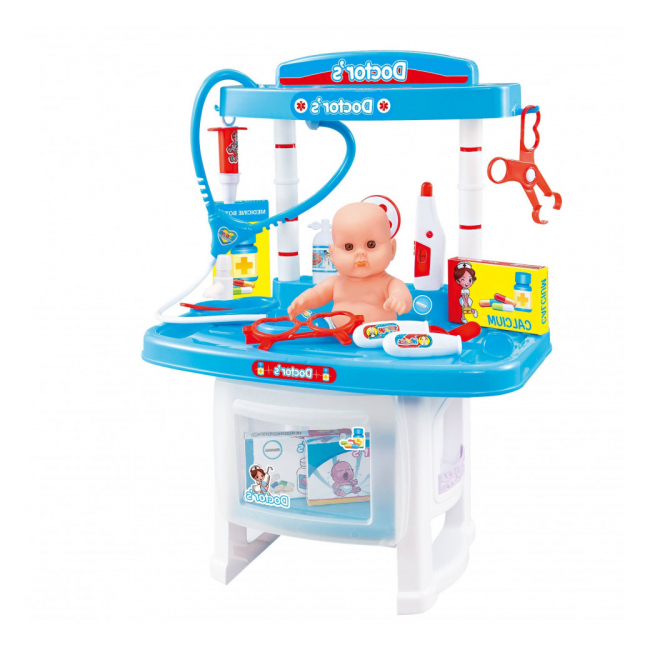 Set Doctor cu stand 12 accesorii si bebe RX1900-19 CWT