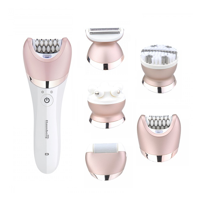 Set Epilator si Ingrijire Corporala 5in1 Incarcare USB Hausberg HB85