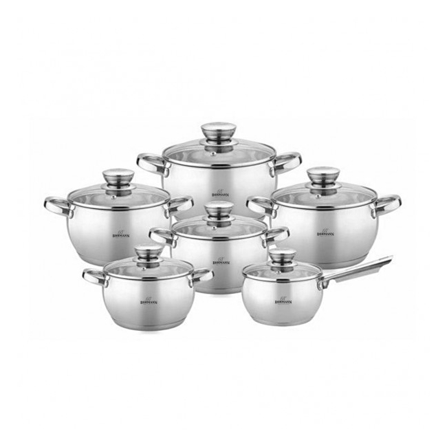 Set Oale Inox Lucios Capac Sticla 12 piese Bohmann BH70512