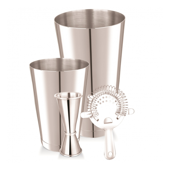 Set pentru cocktail din Inox 4 piese Grunberg IGR2194