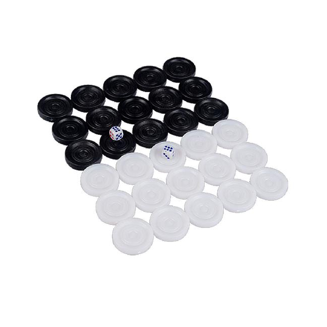 Set Piese din Plastic Pentru Joc de Table 3.3cm