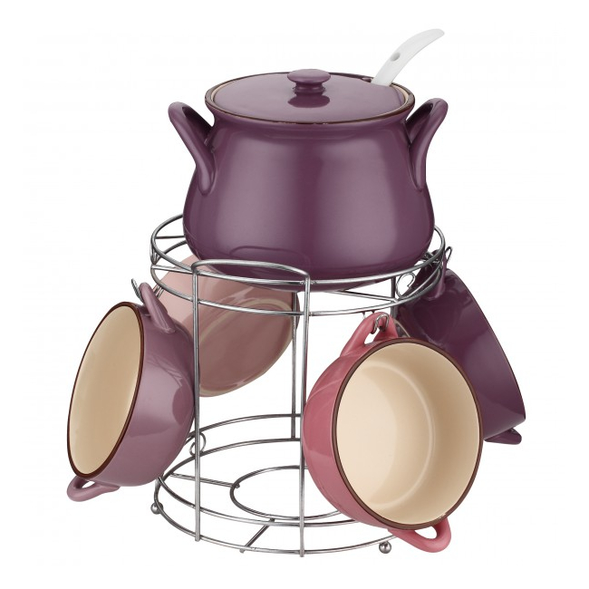 Set Supiera din Ceramica 8 Piese  1.5L Peterhof PH10113