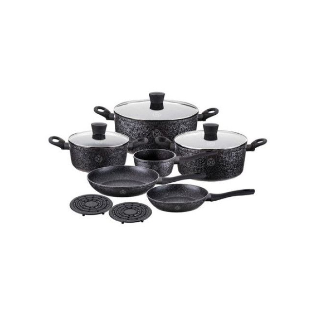 Set Vase Aluminiu Interior Marmorat 11 Piese Meisterklasse MK1017