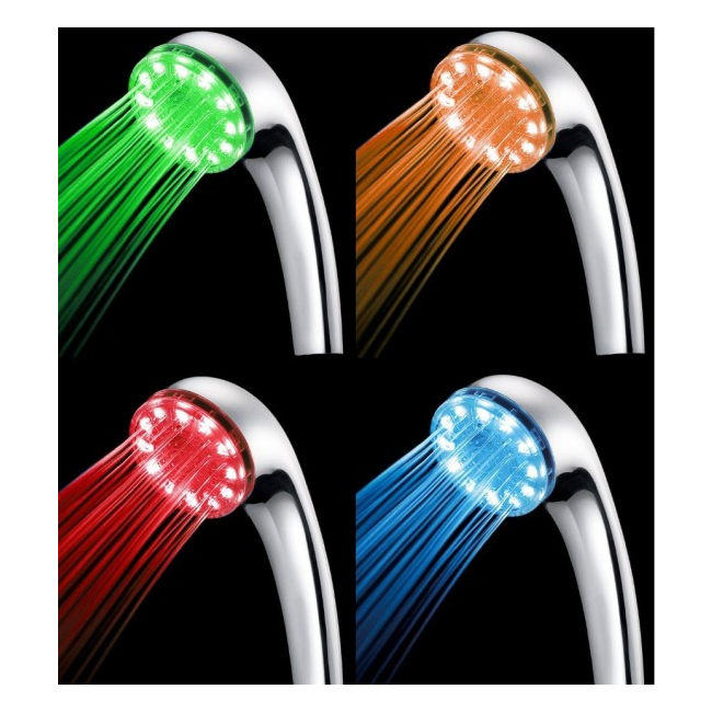 Shower LED Para de dus iluminata 4 culori