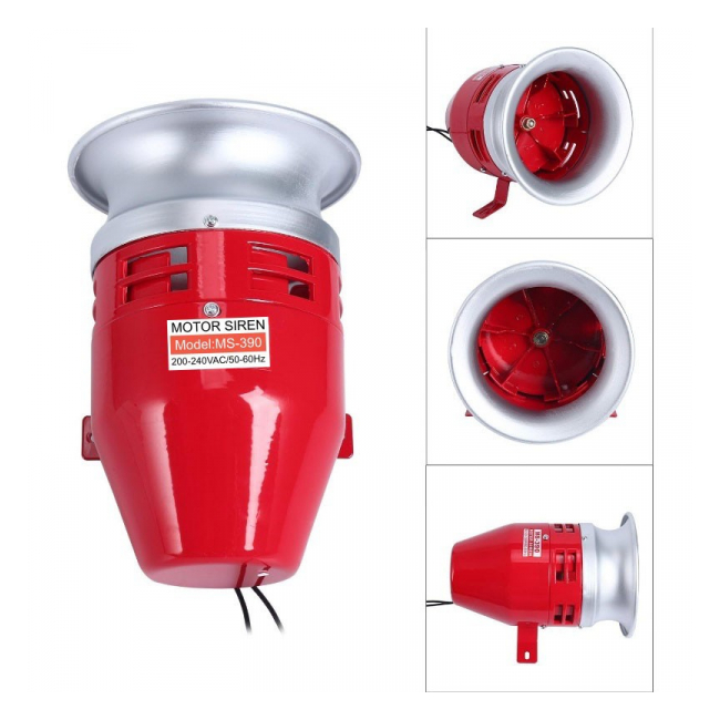 Sirena Alarmare cu Motor 220VAC MS-390 14G022 XXM