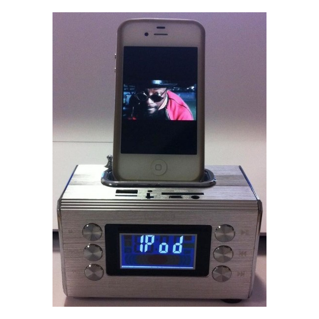 Sistem Multimedia pentru iPhone si iPod cu Radio Portabil WS969