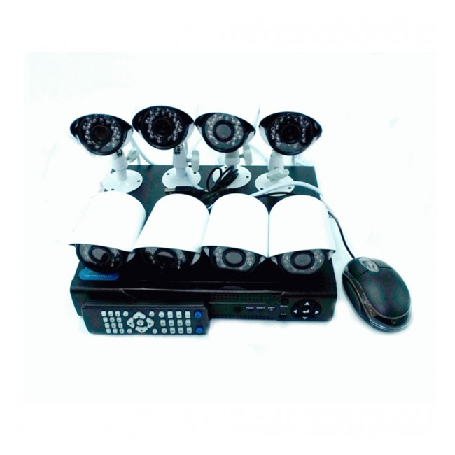 Sistem Supraveghere  DVR 8 Camere AHD 1200L CCTV Exterior Infrarosu D1