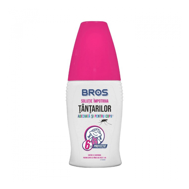 Solutie impotriva tantarilor pentru copii 1 an+ 50ml Bros DNC24589