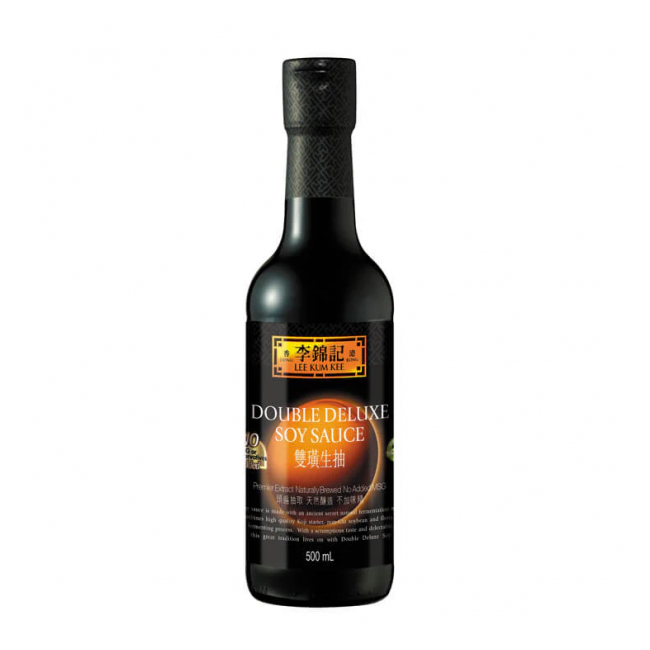 Sos de soia dublu fermentat Premium Deluxe Lee Kum Kee 500ml LKK MLL