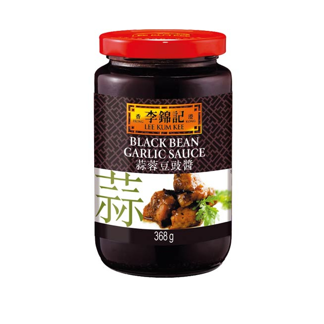 Sos de usturoi cu fasole neagra 368g LKK MLL