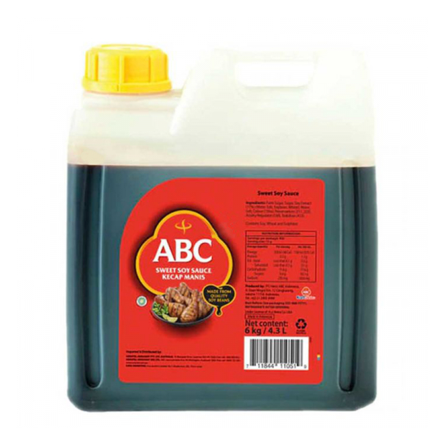 Sos Soia Dulce ABC 4.3L 6kg Kecap Manis MLL