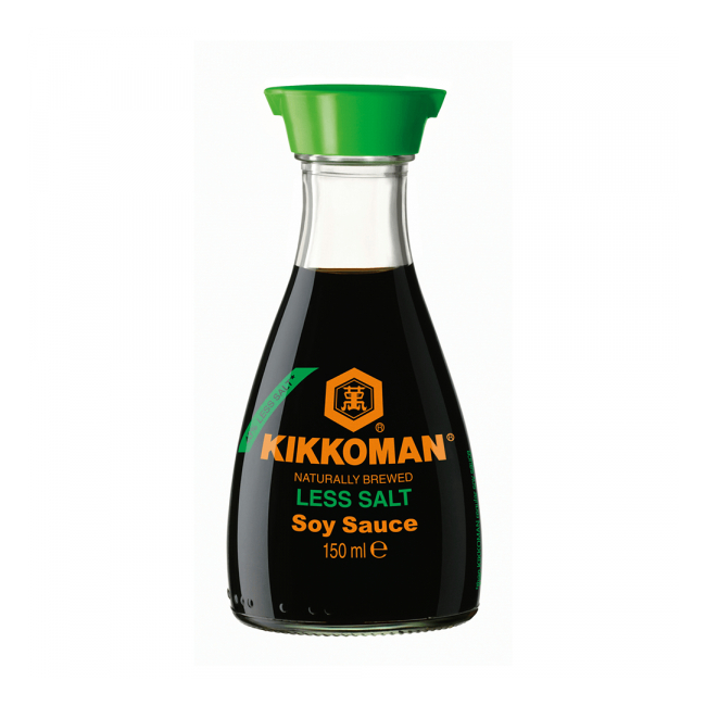 Sos Soia putin sarat Kikkoman Capac Verde 150ml MLL SNM
