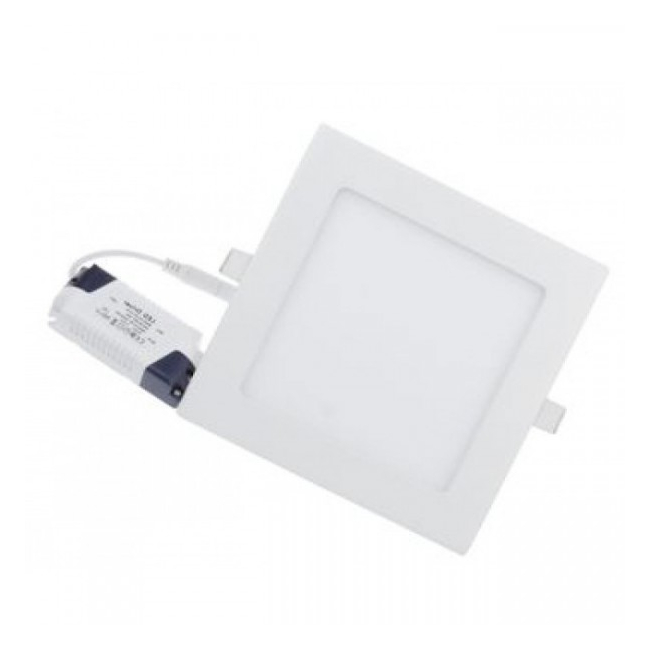 Spot LED Extraplat Incastrabil 24W Patrat 30cm 220V Alb Neutru 4000K TK