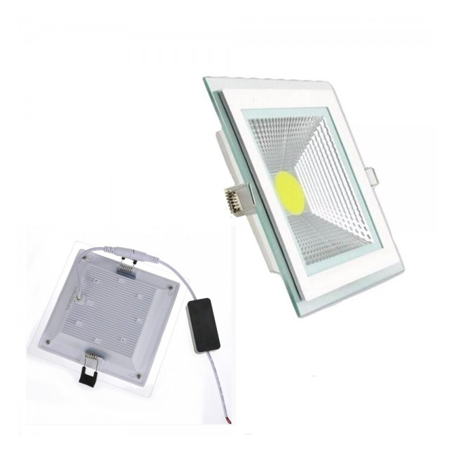 Spot LED Incastrabil 15W Patrat 20x20cm 220V Alb Rece