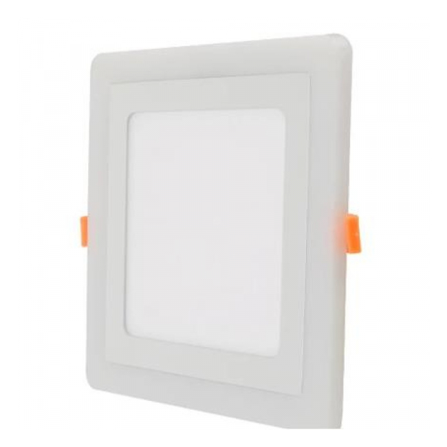 Spot LED Patrat 3+3W 105x105mm 3000k-6500k Trei Functii SPN DL73S43