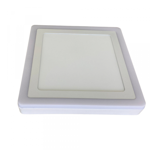 Spot LED Patrat Aplicat 24+12W 3000k-6500k Trei Functii SPN DL73S76