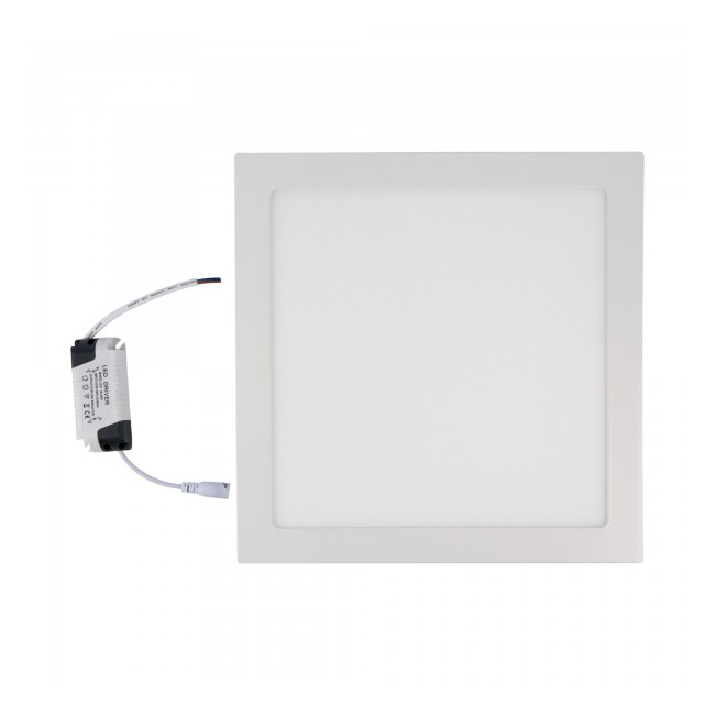 Spot LED Patrat Aplicat 24W 28.5cm Alb Rece 6000K TKO