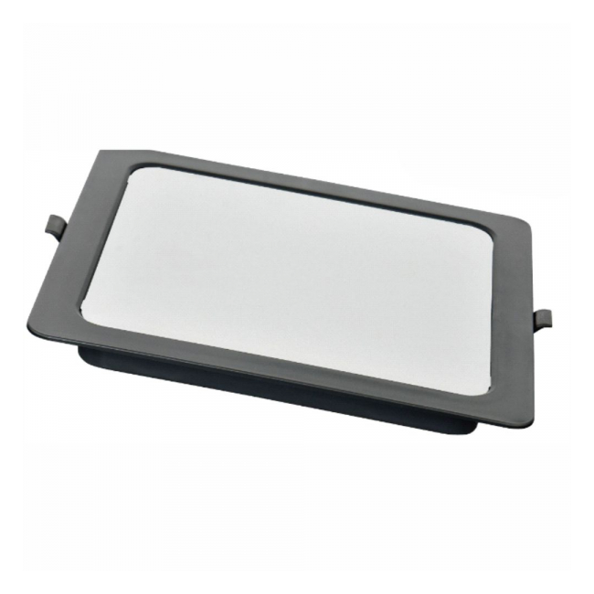 Spot LED Patrat Sole rama neagra 220x220 24W 4100K lumina neutra SPN SPN7325BN