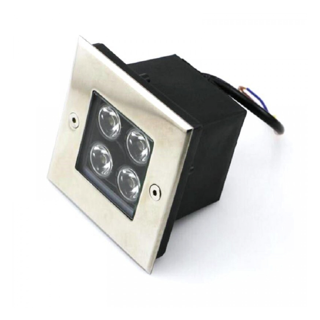 Spot LED pavaj 4W 6400K 100×100 (int 90×90) IP65 MNR9605