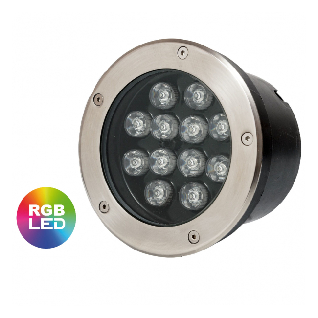 Spot LED Pavaj IP65 12W RGB fara telecomanda MNR1993